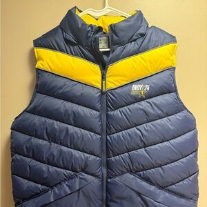 NBA All-Star 2024 Indy Puffer Vest Large Hidden Hood